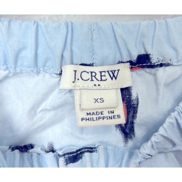 J. Crew Off The Shoulder Ikat Print Dress Blue & Red Women’s Size XS - Picture 3 of 7